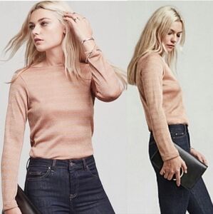 Reformation fanta top in blushing sparkly, Womens Sz small